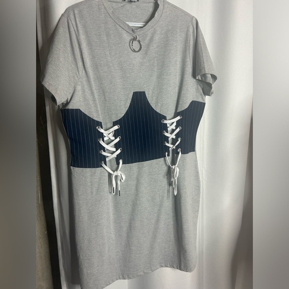 NWOT Corset Style Mini Dress - Picture 9 of 11